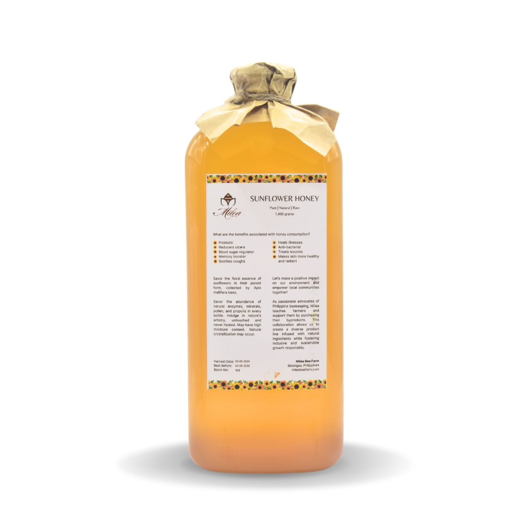 100% Pure, Raw Sunflower Honey