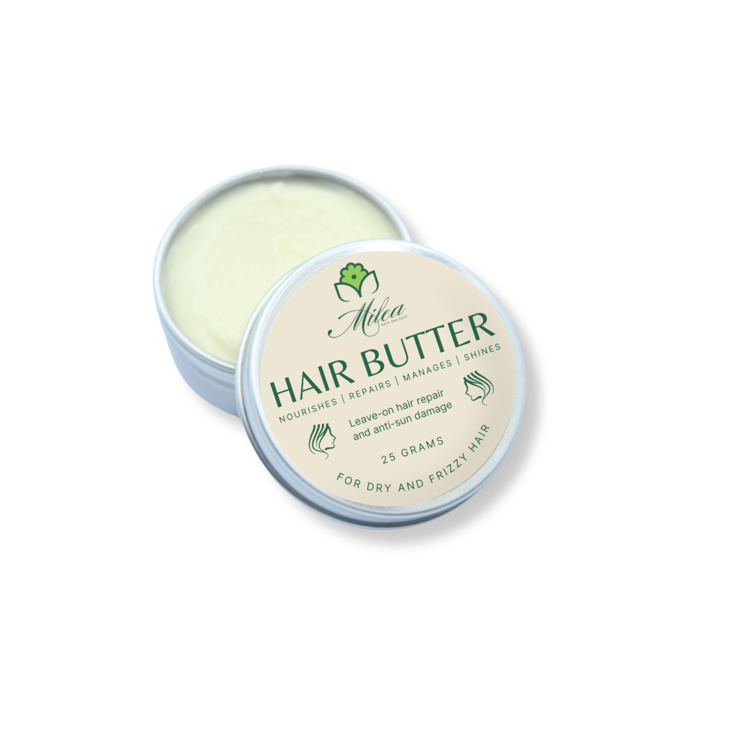 Milea Bath and Body Hair Butter 25g open