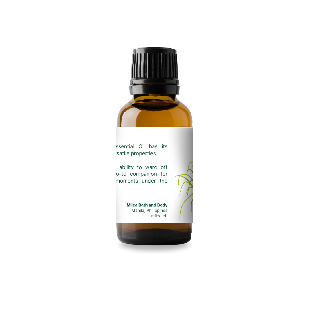 Milea Citronella Essential Oil 30ml side 2
