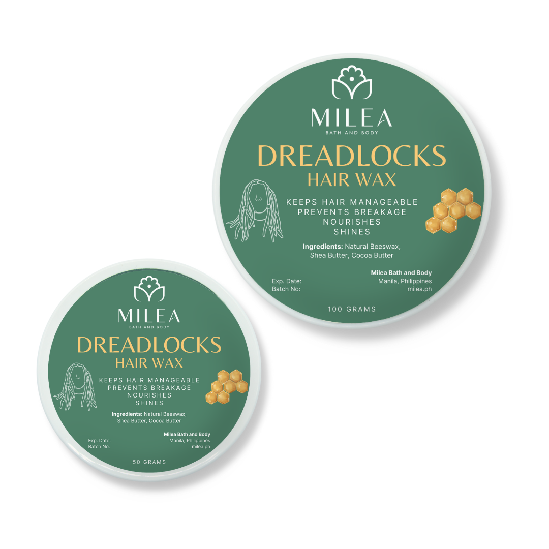 Milea Dreadlocks Hair Wax both sizes