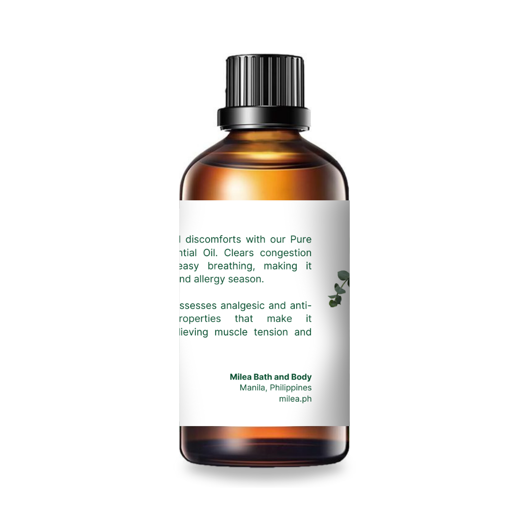 Milea Eucalyptus Essential Oil 100ml side 2