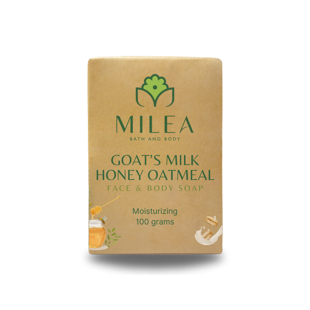 Milea Goat's Milk Honey Oatmeal Soap 100g