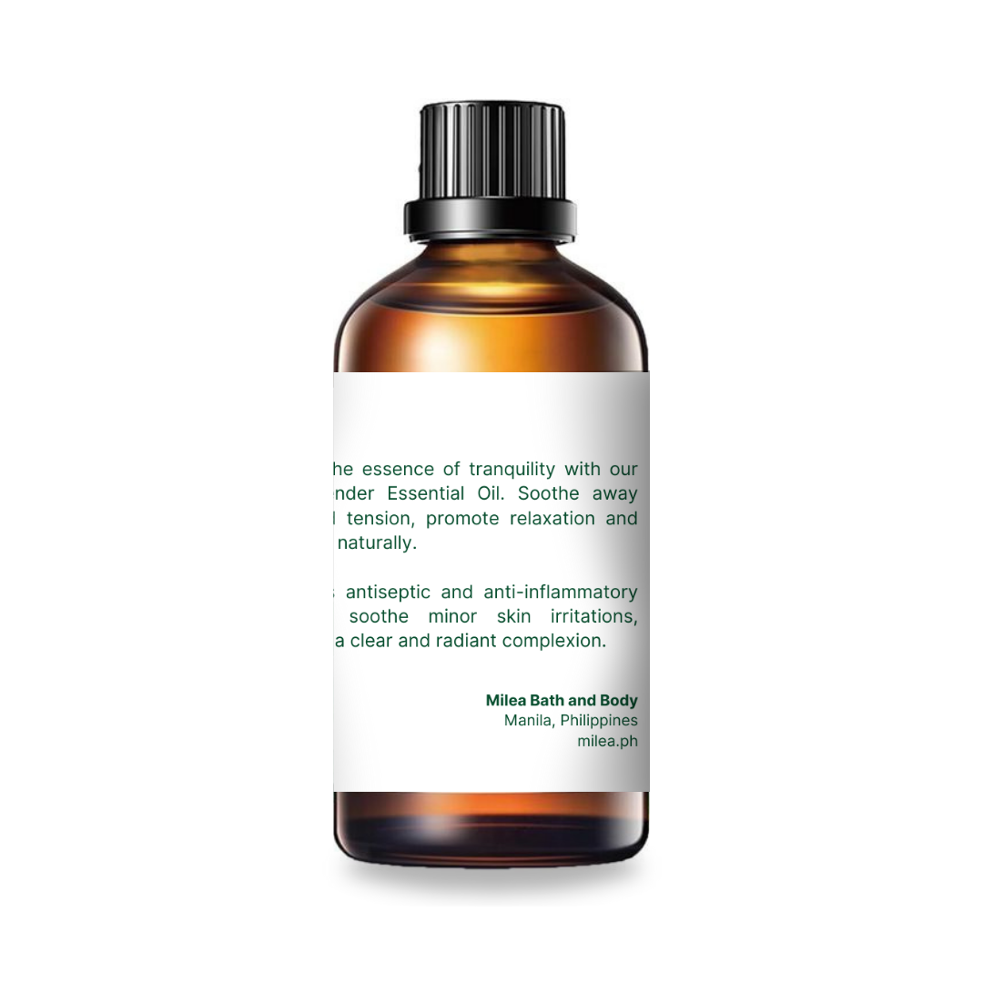 Milea Lavender Essential Oil 100ml side 2