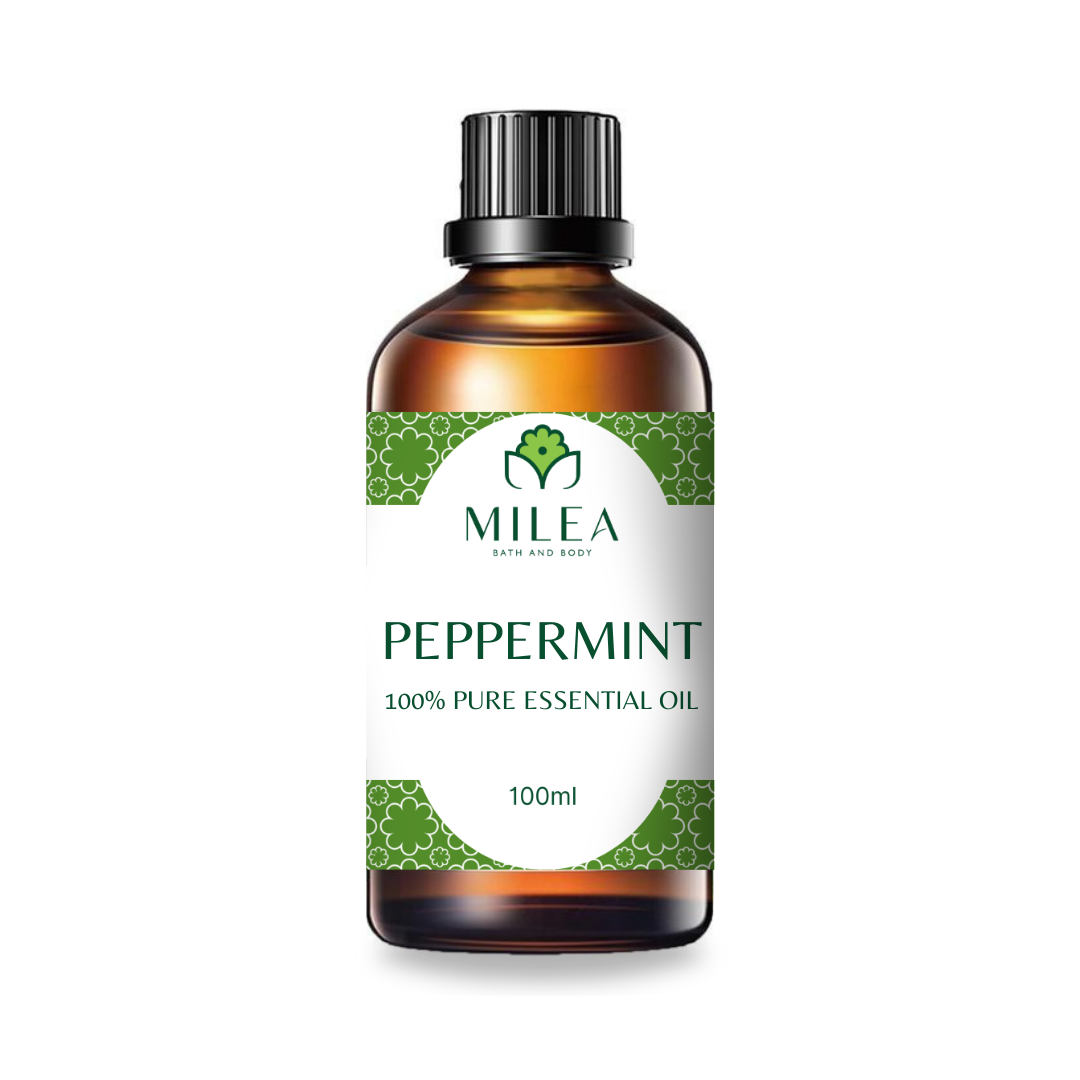 Milea Peppermint Essential Oil 100ml front