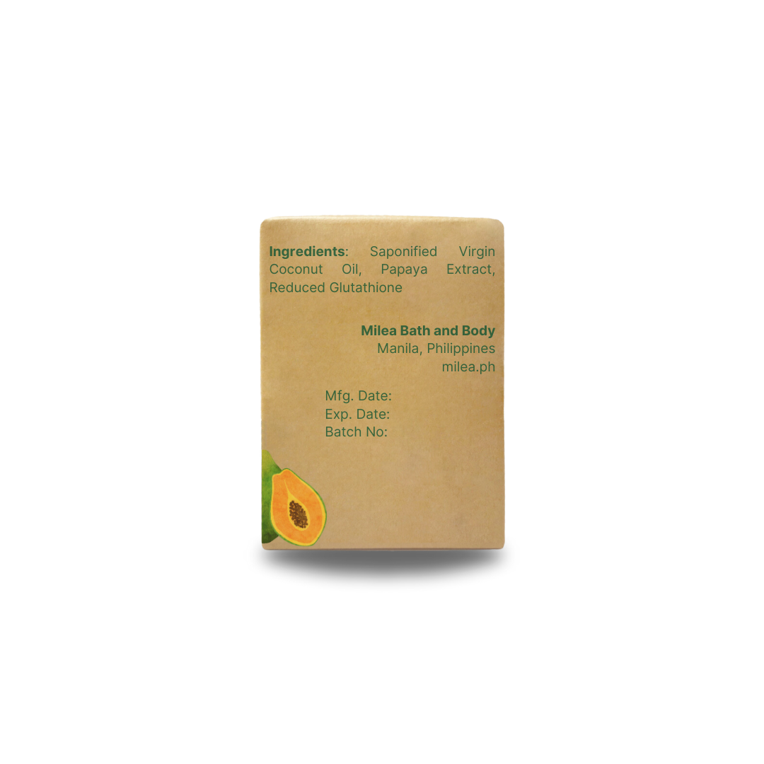 Papaya with Glutathione Whitening Soap
