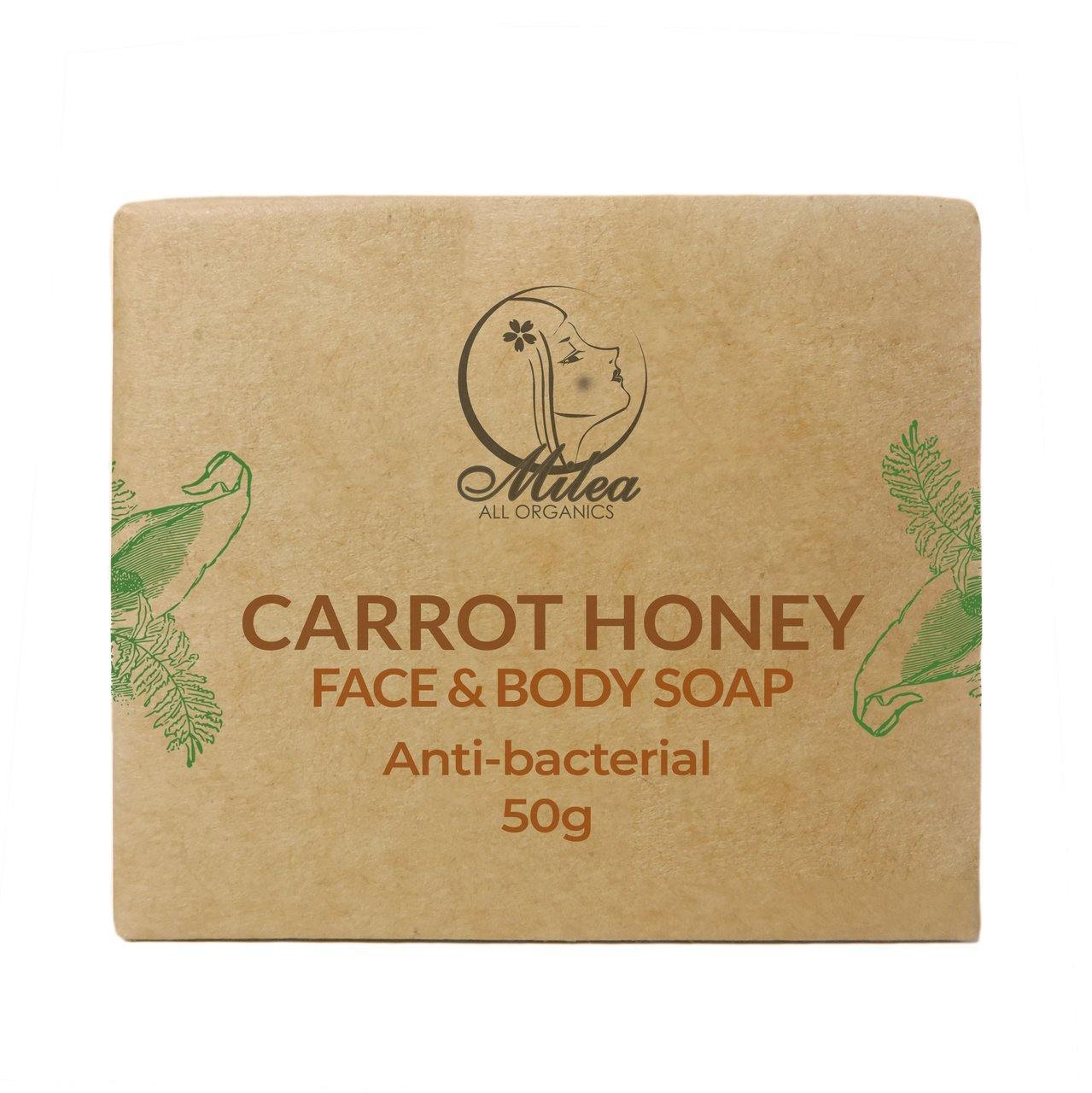 Carrot Honey Soap Soaps Milea All Organics 25g 
