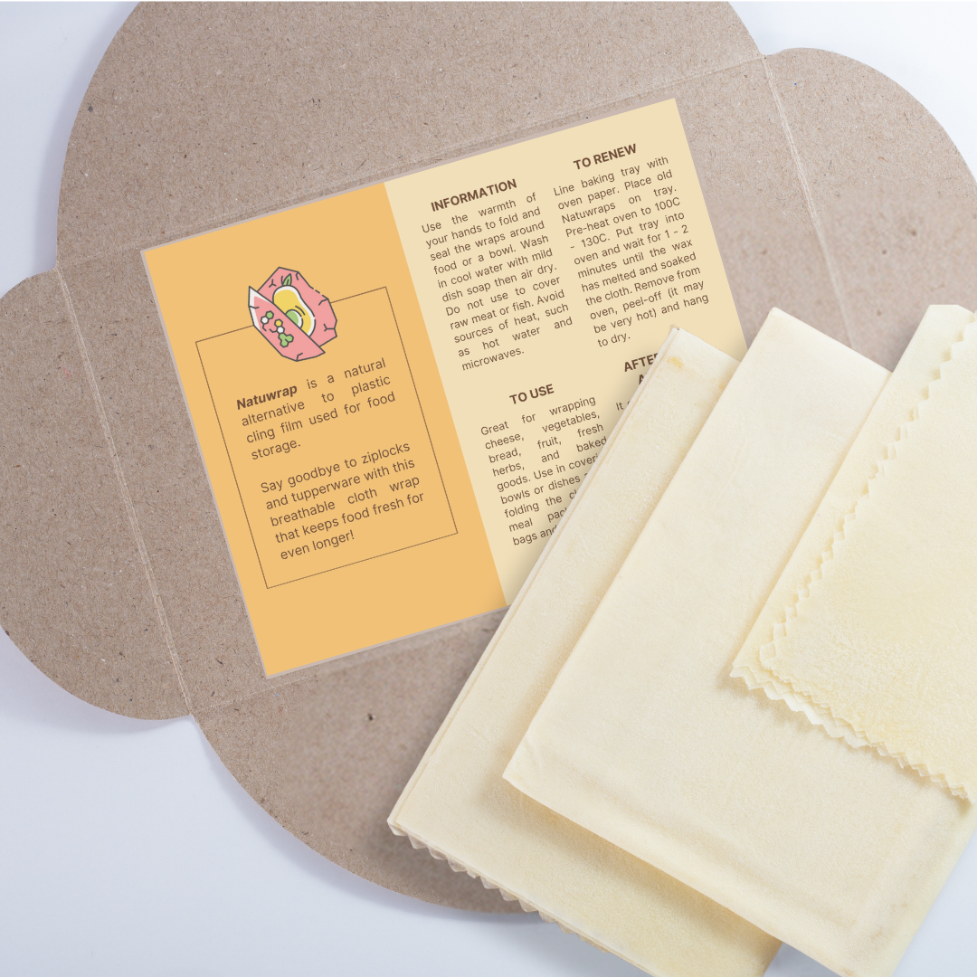 NatuWrap Reusable Beeswax Food Wraps