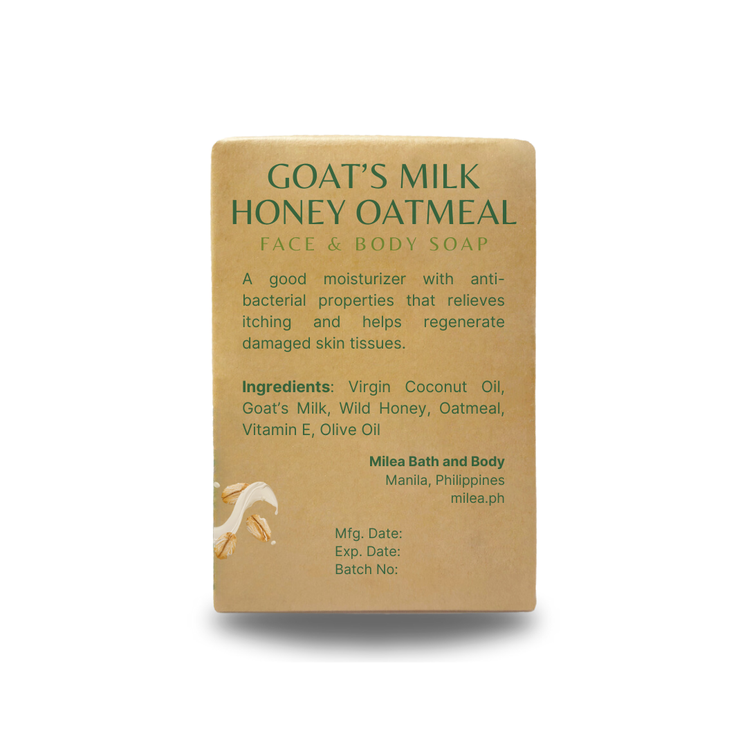 Goat's Milk Honey Oatmeal Soap