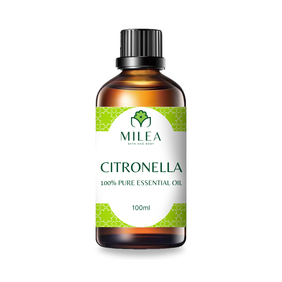 Milea Citronella Essential Oil 100ml front