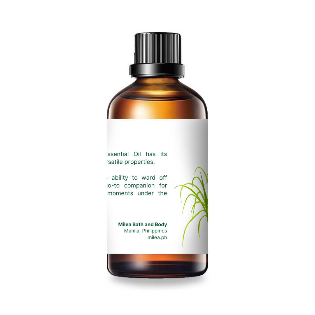 Milea Citronella Essential Oil 100ml side 2