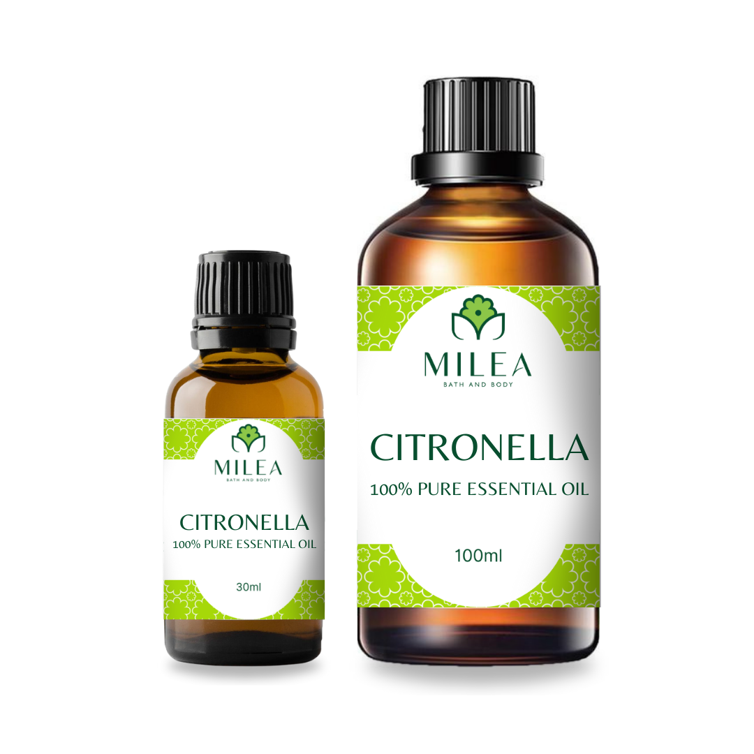 Milea Citronella Essential Oil 30ml and 100ml