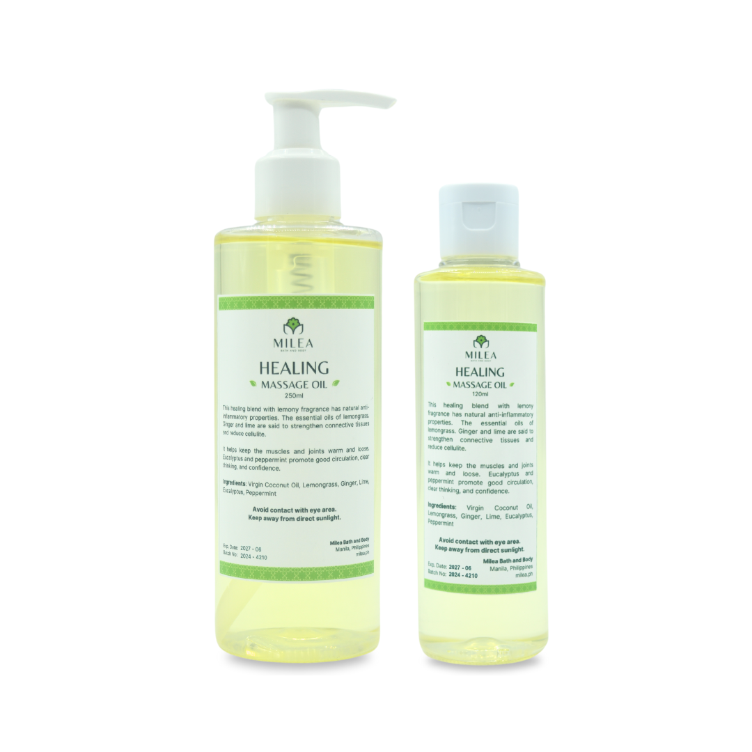 Milea Healing Massage Oil 120ml and 250ml