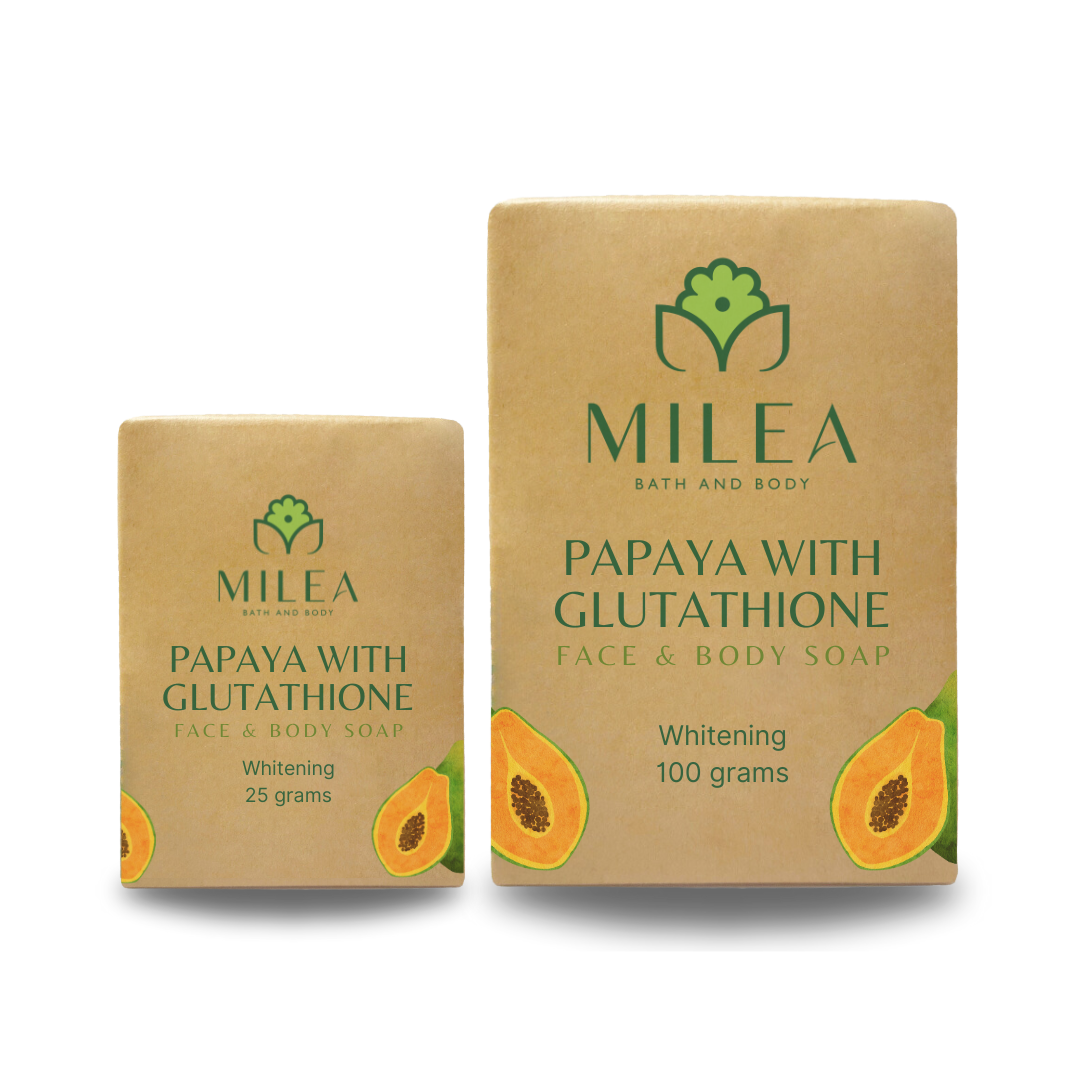 Papaya with Glutathione Whitening Soap