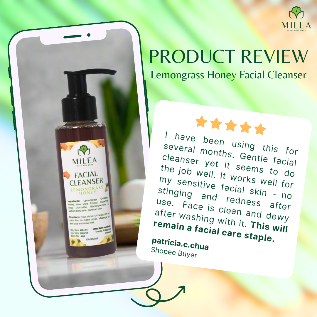 Lemongrass Honey Facial Wash Gel