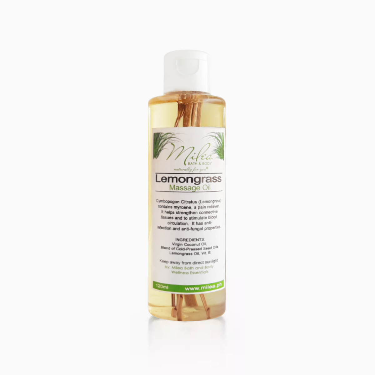 Lemongrass Massage Oil 120ml