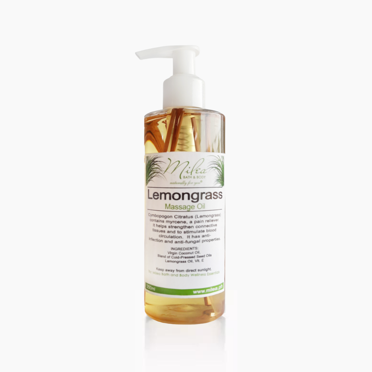 Lemongrass Massage Oil 250ml