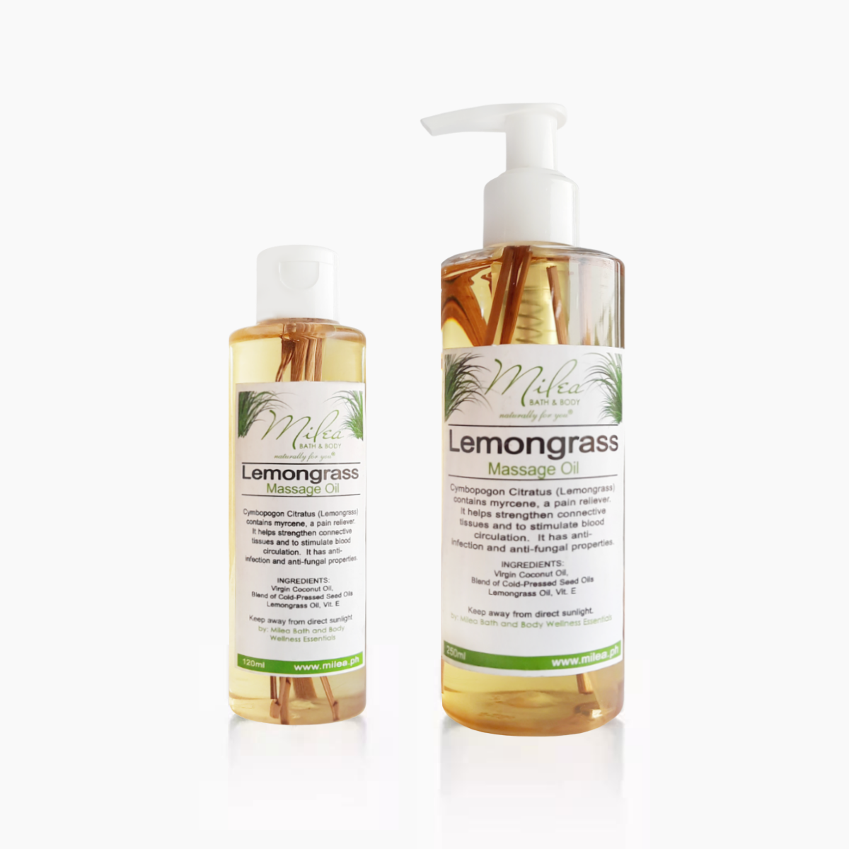 Lemongrass Massage Oil 120ml & 250ml