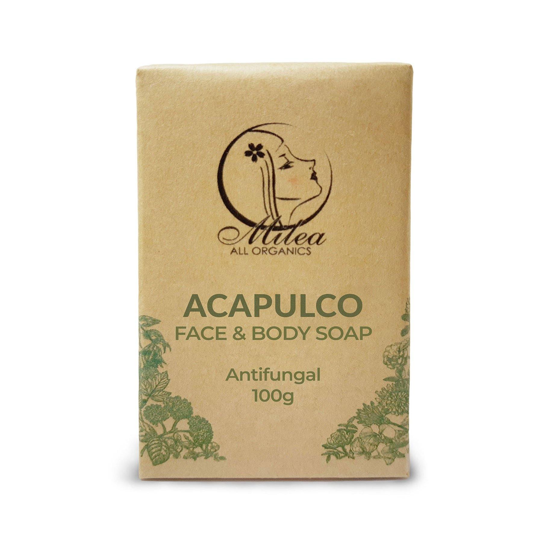 Acapulco Antifungal Soap Soaps Milea All Organics 100g 