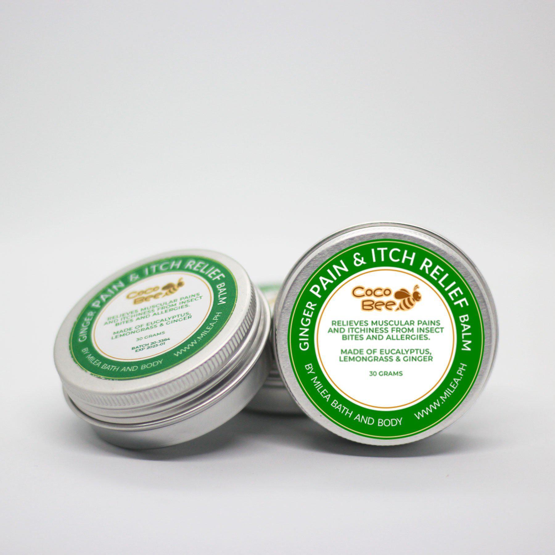 Ginger Pain & Itch Relief Balm - Milea All Organics - Philippines