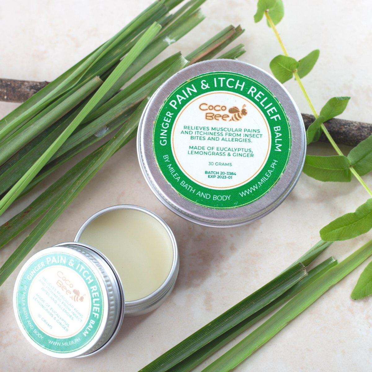 Ginger Pain & Itch Relief Balm - Milea All Organics - Philippines