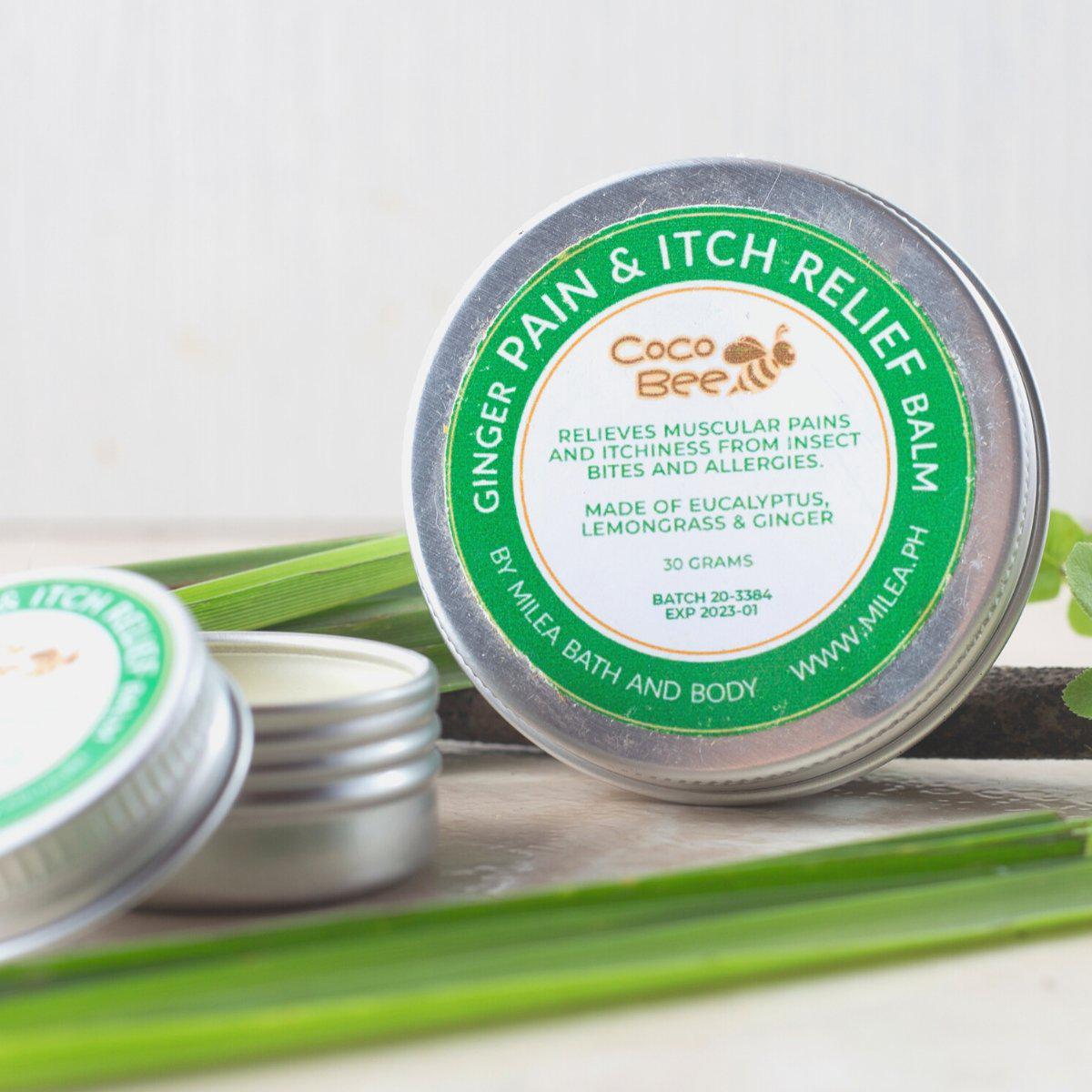 Ginger Pain & Itch Relief Balm - Milea All Organics - Philippines