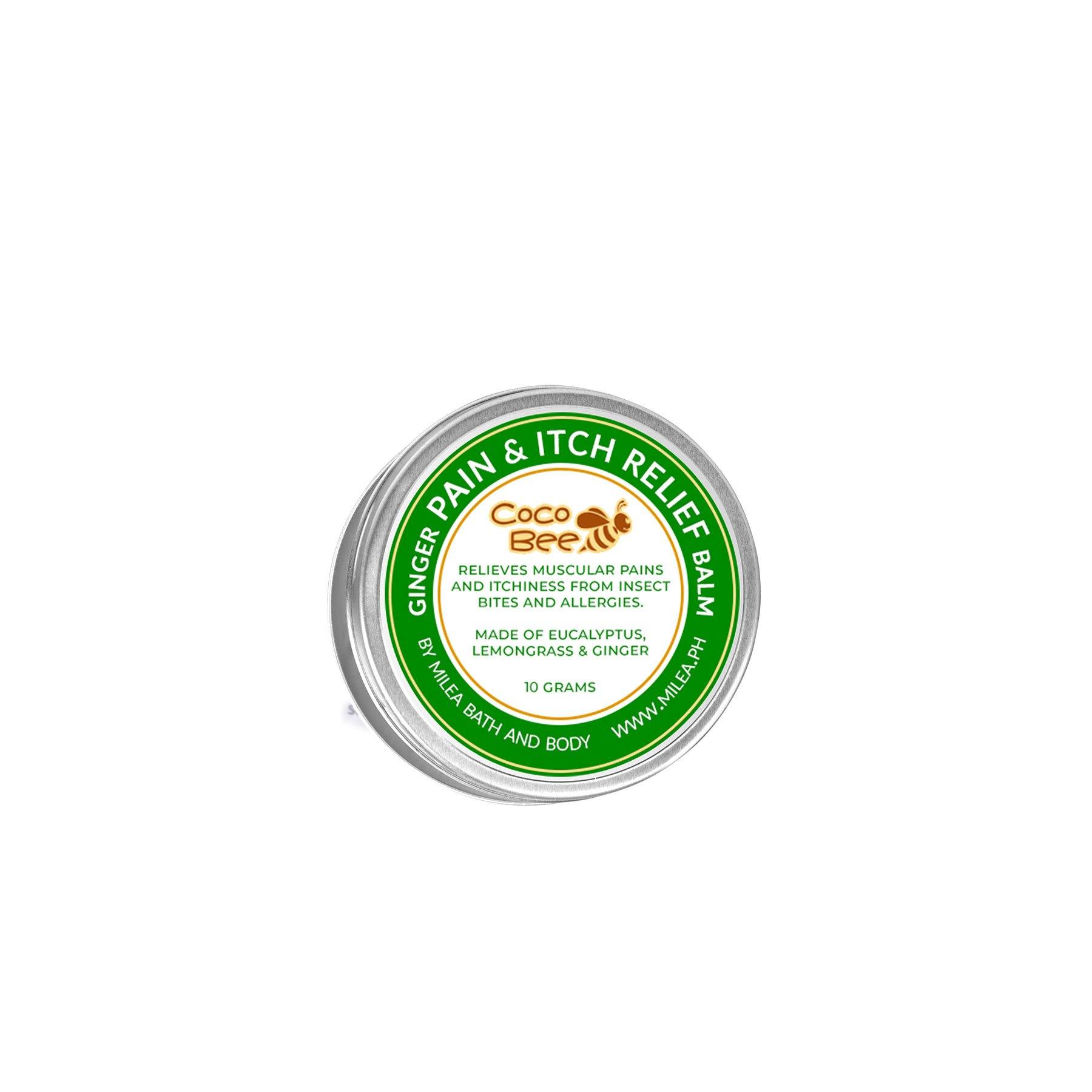 Ginger Pain & Itch Relief Balm - Milea All Organics - Philippines