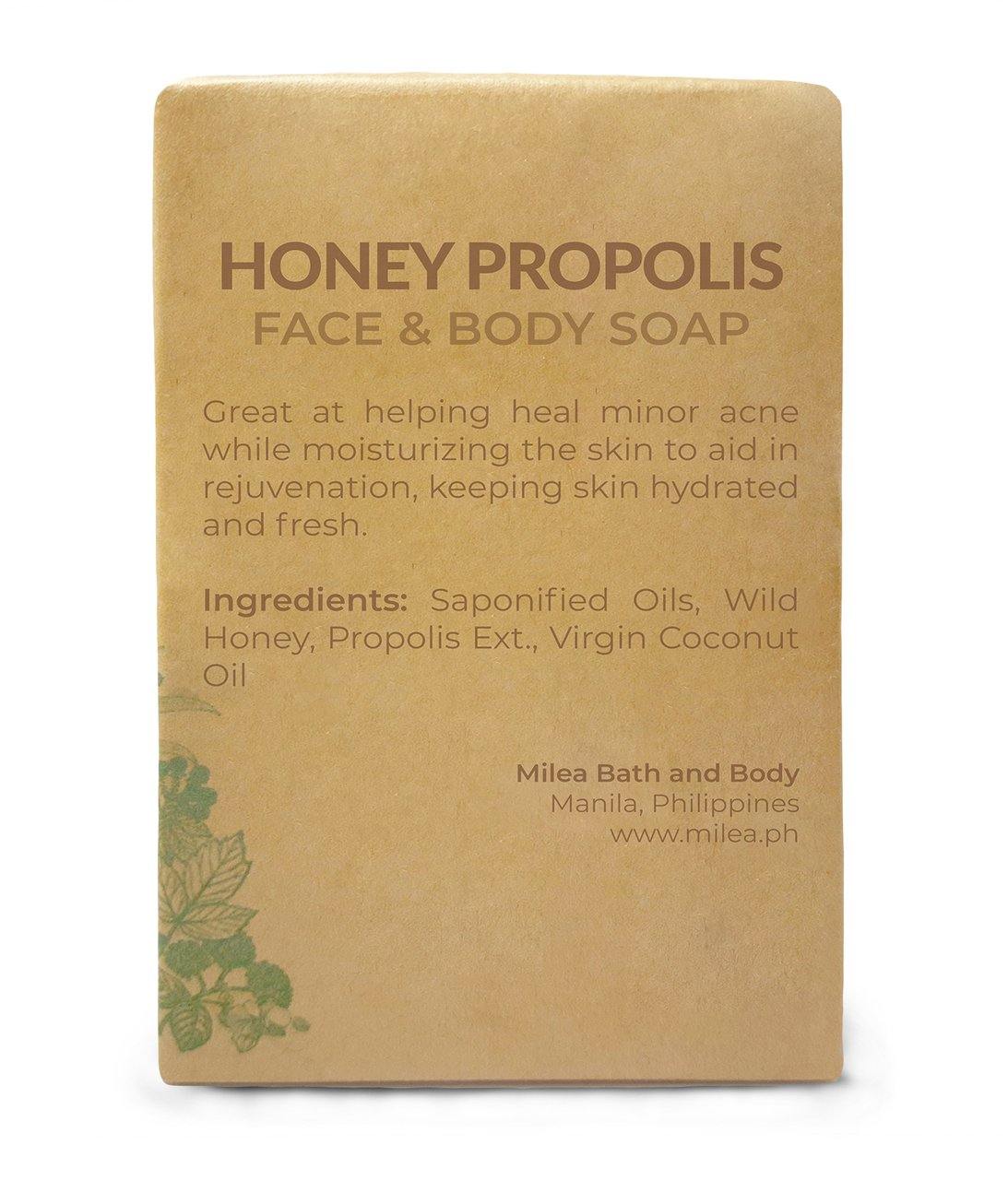 Honey Propolis Anti-acne Soap - Milea All Organics - Philippines