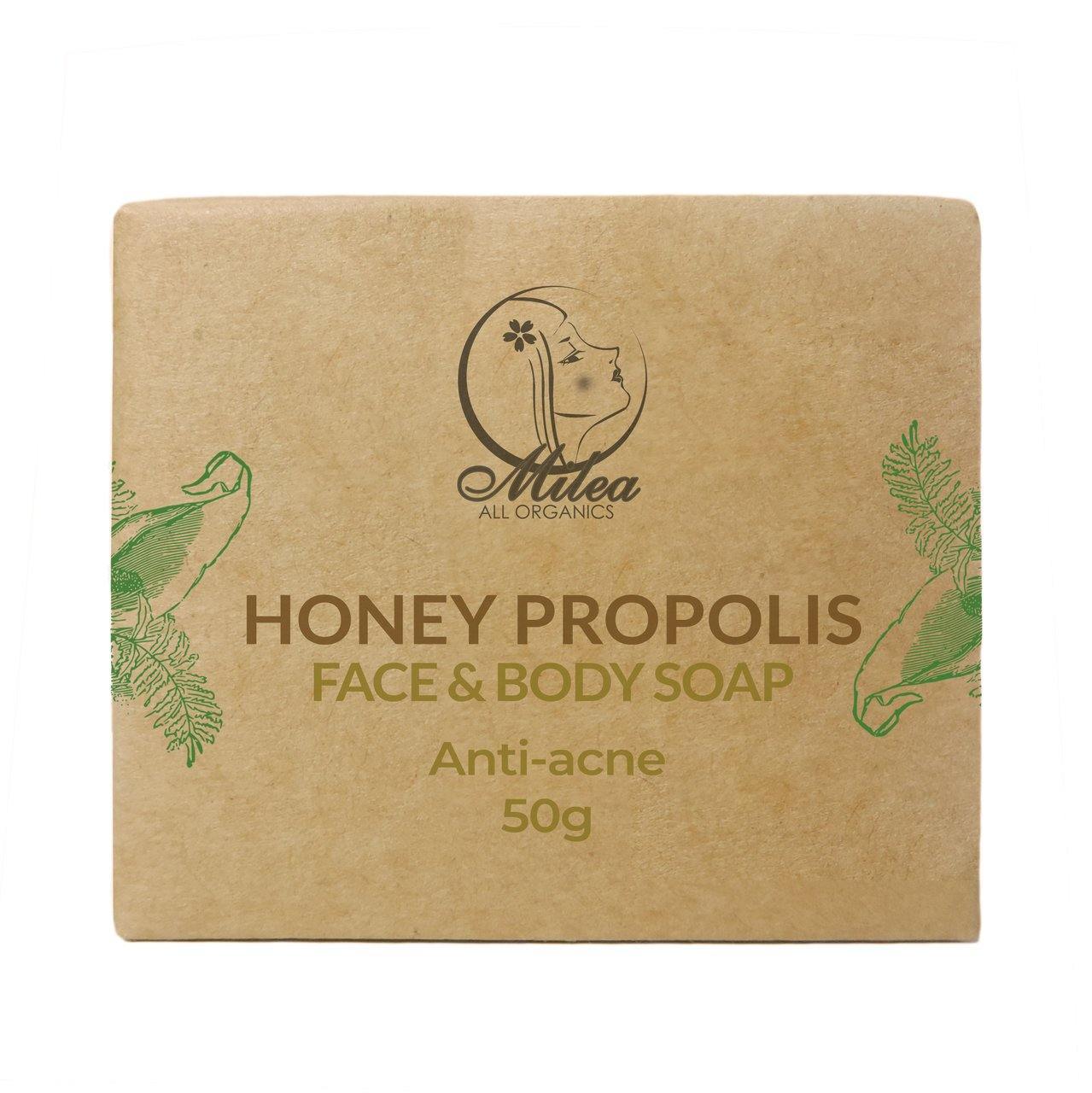 Honey Propolis Anti-acne Soap - Milea All Organics - Philippines